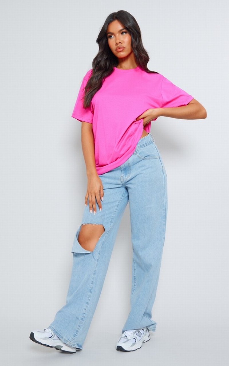 Tricouri Pretty Little Thing Hot Worldwide Back Print Roz | VZEC50732